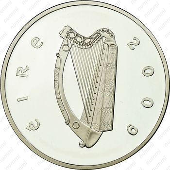 10 евро 2009, 80 лет первым монетам Ирландии [Ирландия] - Аверс
