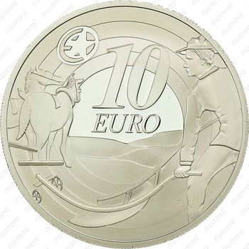 10 евро 2009, 80 лет первым монетам Ирландии [Ирландия] - Реверс