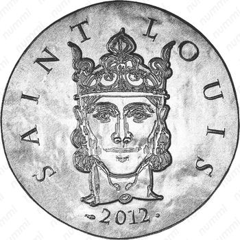10 евро 2012, 1500 лет истории Франции - Людовик IX Святой (1226-1270) [Франция] - Аверс