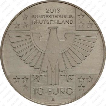 10 евро 2013, 150 лет Красному Кресту [Германия] - Аверс