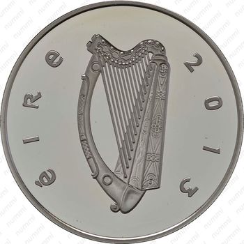 10 евро 2013, 50 лет визиту Кеннеди в Ирландию [Ирландия] - Аверс