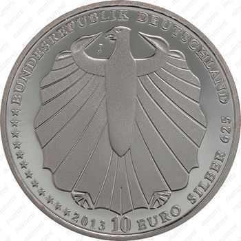 10 евро 2013, Сказки Гримм - Белоснежка [Германия] - Аверс