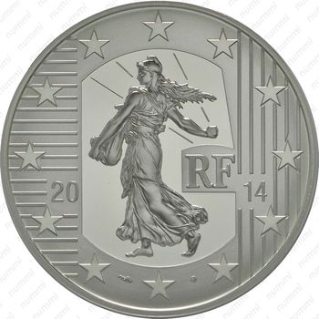 10 евро 2014, 1150 лет Монетному двору Парижа [Франция] - Аверс