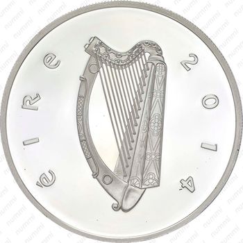 10 евро 2014, 130 лет со дня рождения Джона Маккормака [Ирландия] - Аверс