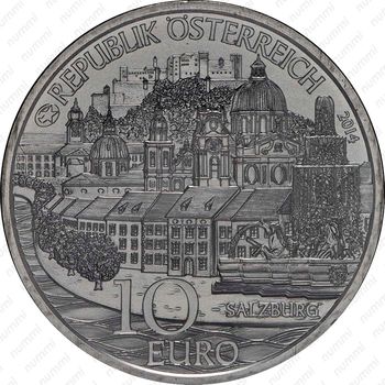 10 евро 2014, Земли Австрии - Зальцбург, Серебро [Австрия] - Аверс