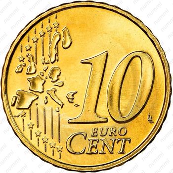 10 евроцентов 1999-2006 [Нидерланды] - Реверс