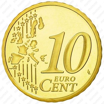 10 евроцентов 2001-2004 [Монако] - Реверс