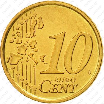 10 евроцентов 2002-2005 [Ватикан] - Реверс