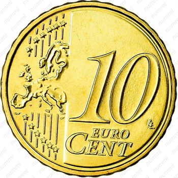 10 евроцентов 2007-2018 [Финляндия] - Реверс