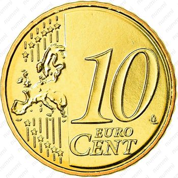 10 евроцентов 2007-2019 [Франция] - Реверс