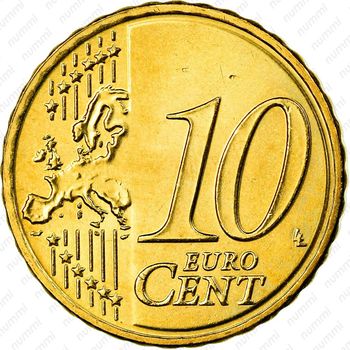 10 евроцентов 2007-2019 [Греция] - Реверс