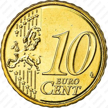 10 евроцентов 2007-2019 [Ирландия] - Реверс