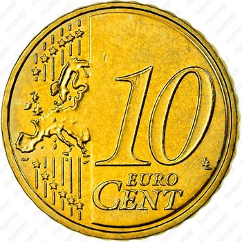 10 евроцентов 2007-2019 [Люксембург] - Реверс