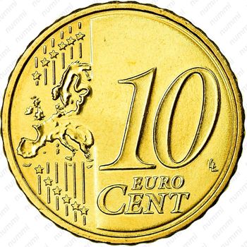 10 евроцентов 2007-2019 [Словения] - Реверс