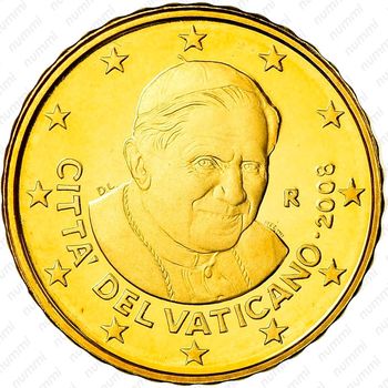 10 евроцентов 2008-2013 [Ватикан] - Аверс