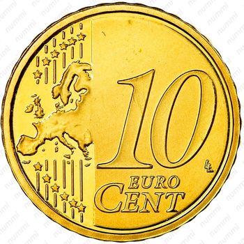 10 евроцентов 2008-2013 [Ватикан] - Реверс