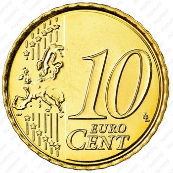 10 евроцентов 2008 [Бельгия] - Реверс