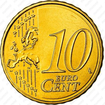 10 евроцентов 2010-2019 [Испания] - Реверс