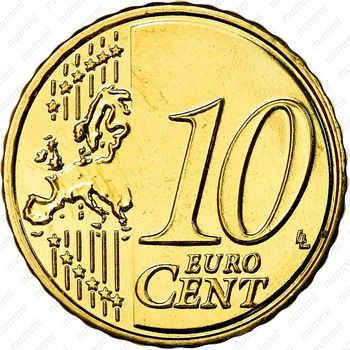 10 евроцентов 2014-2019 [Бельгия] - Реверс