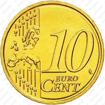 10 евроцентов 2014-2019 [Латвия] - Реверс