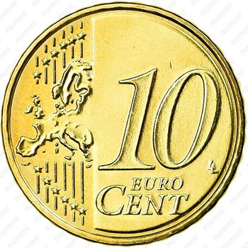 10 евроцентов 2014-2019 [Нидерланды] - Реверс