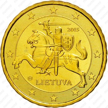 10 евроцентов 2015-2019 [Литва] - Аверс