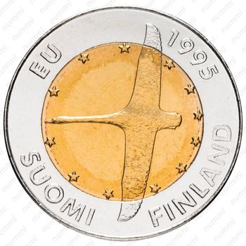 10 марок 1995, Вступление Финляндии в Европейский союз [Финляндия] - Аверс