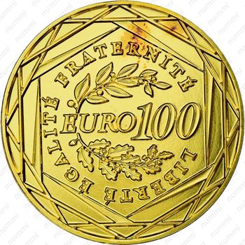 100 евро 2008-2010, Сеятель [Франция] - Реверс
