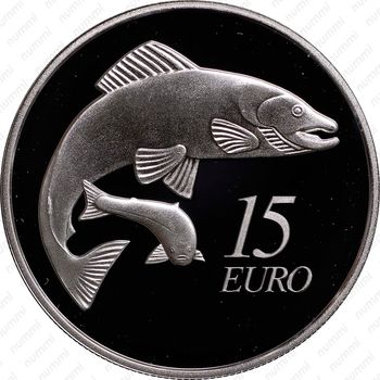 15 евро 2011, Лосось [Ирландия] - Реверс