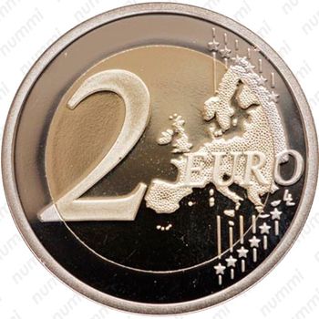 2 евро 2008, 500 лет со дня рождения Приможа Трубара [Словения] - Реверс