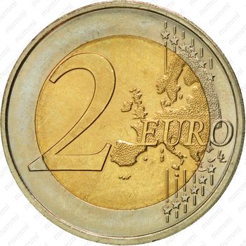 2 евро 2008, Замки Люксембурга - Замок Берг [Люксембург] - Реверс