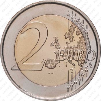 2 евро 2009, 10 лет монетарной политики ЕС (EMU) и введения евро [Испания] - Аверс