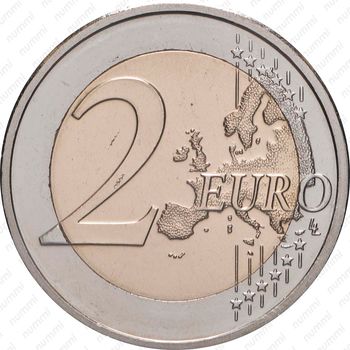 2 евро 2009, 10 лет монетарной политики ЕС (EMU) и введения евро [Кипр] - Реверс