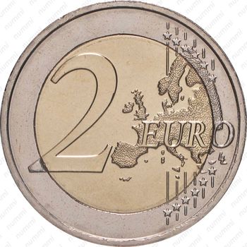 2 евро 2009, 10 лет монетарной политики ЕС (EMU) и введения евро [Люксембург] - Реверс
