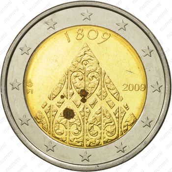 2 евро 2009, 200 лет автономии Финляндии [Финляндия] - Аверс