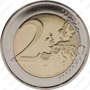 2 евро 2010, 150 лет финской валюте [Финляндия] - Реверс