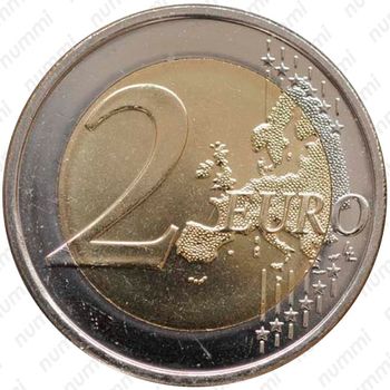 2 евро 2010, 200 лет Ботаническому саду Любляны [Словения] - Реверс