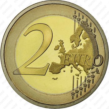 2 евро 2010, 70 лет речи Шарля де Голля «Ко всем французам» [Франция] - Реверс
