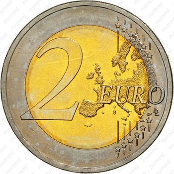 2 евро 2011, 20 лет формирования Вишеградской группы [Словакия] - Реверс