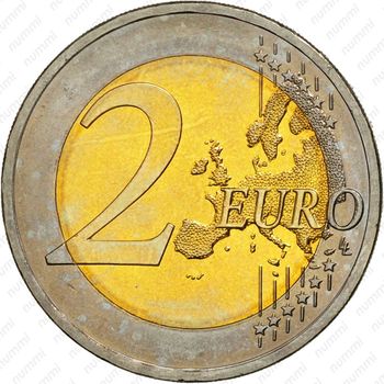 2 евро 2011, 20 лет формирования Вишеградской группы [Словакия] - Реверс