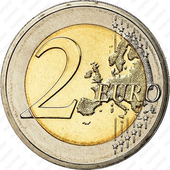 2 евро 2011, 50 лет назначения Великого герцога Жана титулом "lieutenant-représentant" [Люксембург] - Реверс