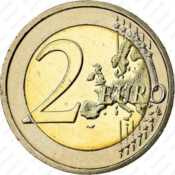 2 евро 2012, 10 лет евро наличными [Ирландия] - Реверс