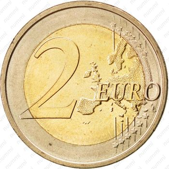 2 евро 2012, 10 лет евро наличными [Словения] - Реверс
