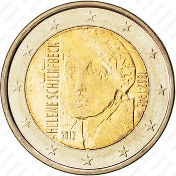2 евро 2012, 150 лет со дня рождения Хелены Шерфбек [Финляндия] - Аверс