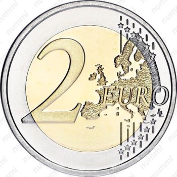 2 евро 2012, 500 лет признания независимости Монако [Монако] - Реверс