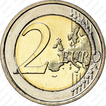 2 евро 2012, 75 лет музыкальному конкурсу имени Королевы Елизаветы [Бельгия] - Реверс