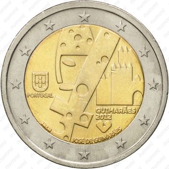 2 евро 2012, Гимарайнш - культурная столица Европы [Португалия] - Аверс
