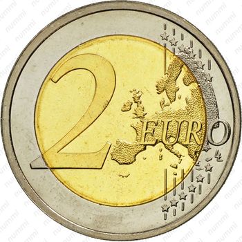 2 евро 2013, 125 лет со дня рождения Франса Эмиля Силланпяя [Финляндия] - Реверс