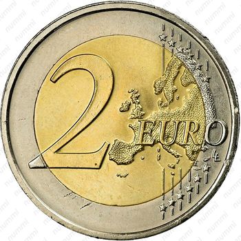2 евро 2013, 200 лет Королевству [Нидерланды] - Реверс