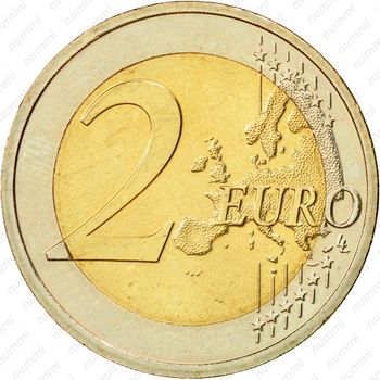 2 евро 2013, 800 лет со дня открытия пещеры Постойнска-Яма [Словения] - Реверс